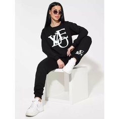Костюм спортивный Osmi Style LOVE, размер 60, черный, белый