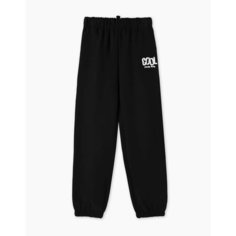 Брюки спортивные Gloria Jeans GJ COOL, размер 6-8л/122-128, черный