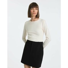 Лонгслив Gloria Jeans GJ BLACK, размер XS (38-40), , молочный