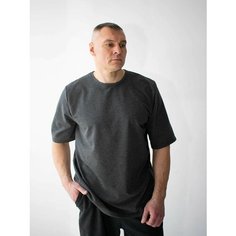 Футболка GrandnesS, 1 шт., размер 72-74, темно-серый