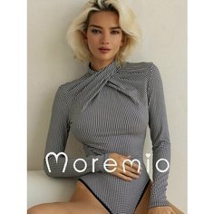Боди Moremio, размер 34, черный, белый