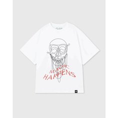 Футболка Gloria Jeans, размер L (52-56), белый