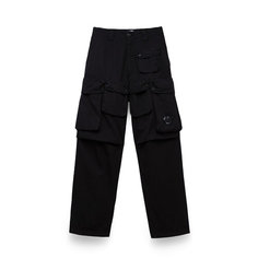 Брюки карго C.P. COMPANY rip-stop loose cargo pants, размер 52, чёрный