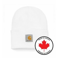 Шапка бини carhartt, размер OneSize, белый