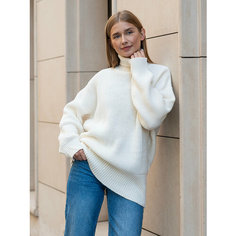 Свитер размер OVERSIZE, , молочный Geornika