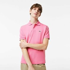 Поло LACOSTE Classic Fit, размер T6, розово-пурпурный