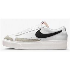 Кеды NIKE Blazer Low, размер 8.5 US, белый/черный/серый
