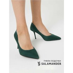 Туфли лодочки Salamander, размер 37,5, зеленый