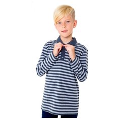 Поло N.O.A., размер 140, серый NOA