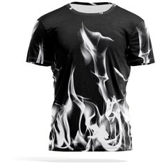 Футболка PANiN Brand, размер XXL, черный, серый