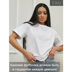 Футболка VIKKI., размер 46-48, белый