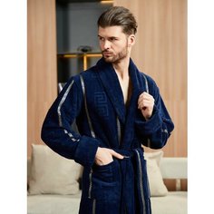 Халат LIDER TEKSTIL, размер 3XL, индиго