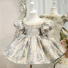 Платье, размер 140, бежевый Max Garment