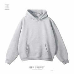 Худи OFF STREET, размер S, , светло-серый меланж
