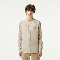 Рубашка LACOSTE, размер T43, бежевый