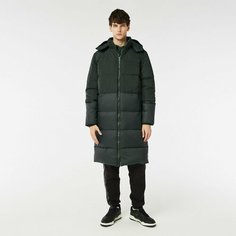 Пуховик LACOSTE, размер T54, темно-зеленый