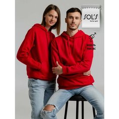 Толстовка Sols, размер 4XL, , красный
