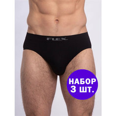 Трусы SeamlessFlex, комплект из 3 шт., размер 3-M/L, nero
