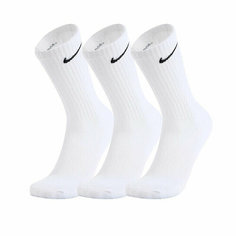 Носки NIKE Training, комплект, 3 пары, размер L INT , белый