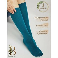 Гольфы BIZELL, размер 35-36, бирюзовый