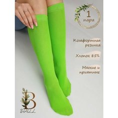 Гольфы BIZELL, размер 35-36, салатовый