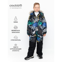 Комбинезон crockid размер 98-104/56/52, , черный