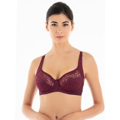 Бюстгальтер Mia-Mella, размер 95C, бордовый