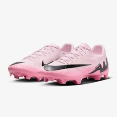 Бутсы NIKE, размер 8.5, розовый