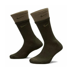 Носки NIKE Nike Everyday Plus Cushioned, размер L, оливковый