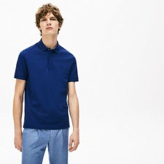 Поло LACOSTE Regular Fit, размер T3, темно-синий меланж
