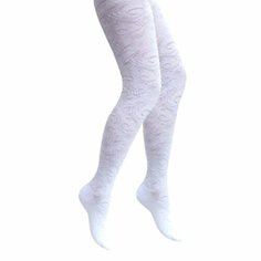 Колготки КОТОФЕЙ, размер 98-104, белый