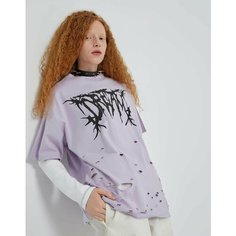 Футболка Gloria Jeans Ready! Steady! Go!, размер 12-14л/152-164, лиловый