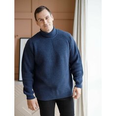 Свитер DECADE, размер 52-54, , темно-синий