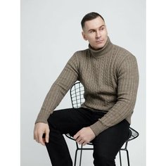 Свитер DECADE, размер 52, , бежевый