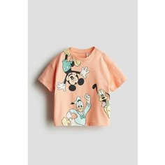 Футболка H&M, размер 80, оранжевый
