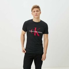 Футболка Calvin Klein Jeans, размер 2XS, черный