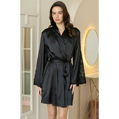 Халат MIA-AMORE, размер L/XL(48-50), черный