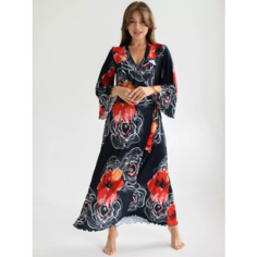 Халат Текстильный Край, размер 50, красный