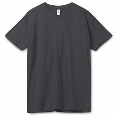 Футболка Sols, размер L, темно-серый