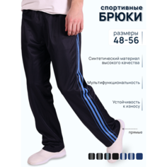 Брюки трубы gefeng, размер 48/50, черный, синий