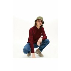 Поло LACOSTE, размер T5, бордовый