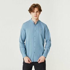 Рубашка LACOSTE, размер T43, голубой