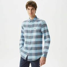 Рубашка LACOSTE, размер T43, светло-синий