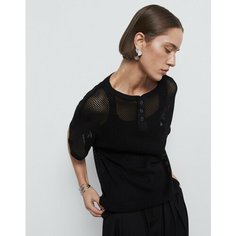 Футболка Gloria Jeans, размер S (42-46), чёрный