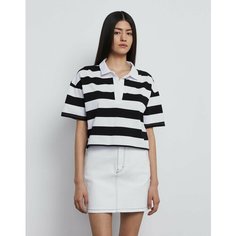 Футболка Gloria Jeans, размер L (48-50), черный/белый