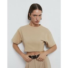 Футболка Gloria Jeans, размер XXS (36-38), бежевый