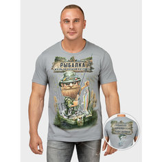 Футболка MixFix, размер XXXXL, серый