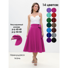 Юбка SPESPOP, размер 40-48, малиновый