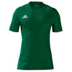 Футболка спортивная adidas, размер L, зеленый