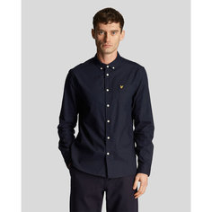Рубашка Lyle & Scott Regular Fit Light Weight Oxford Shirt, размер M, dark navy